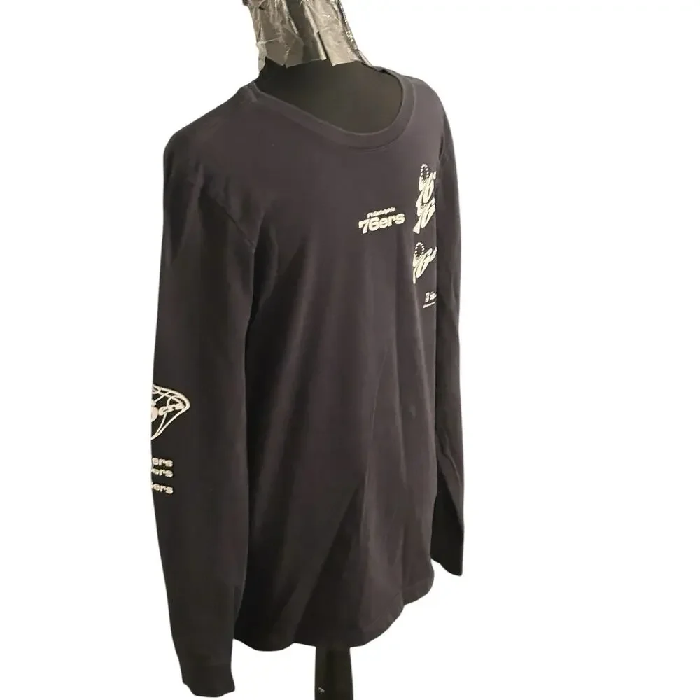 Philadelphia 76ers Sixers NBA Nike Long Sleeve T-Shirt The Nike Tee Men’s Small‎